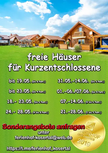 Termine für freie Kapazitäten im Mai und Juni