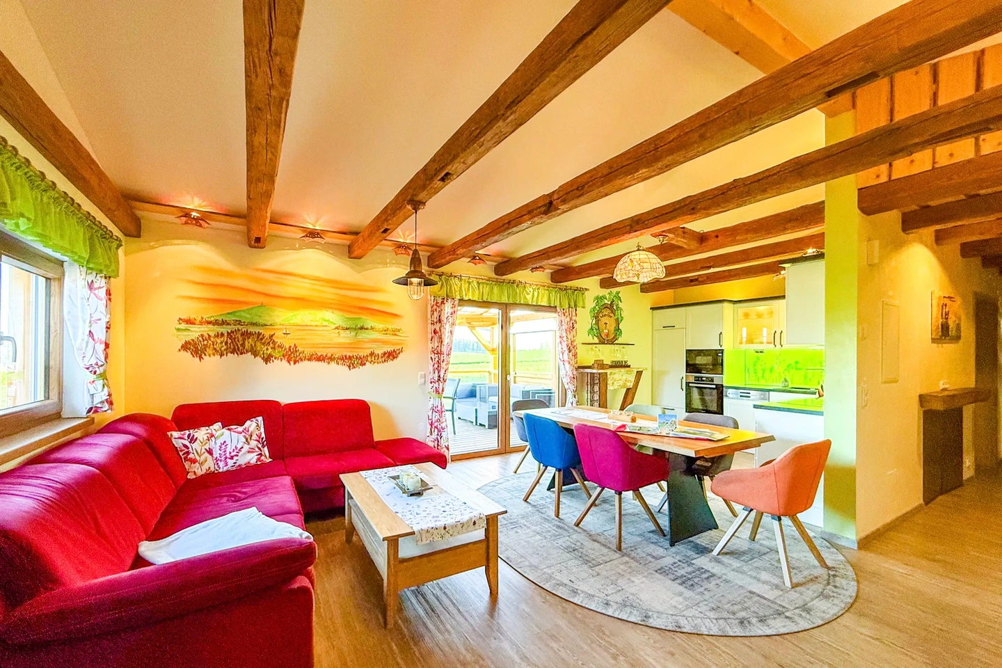 Chalet Christian in der Abendsonne