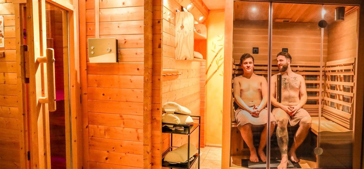Sauna und Ruheraum